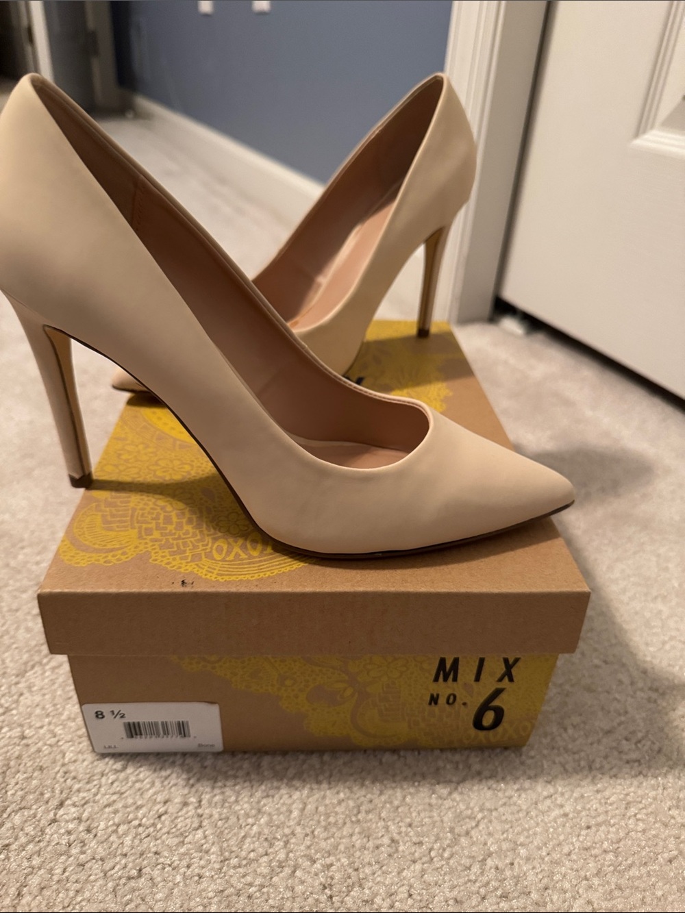 MIX NO 6 nude heels